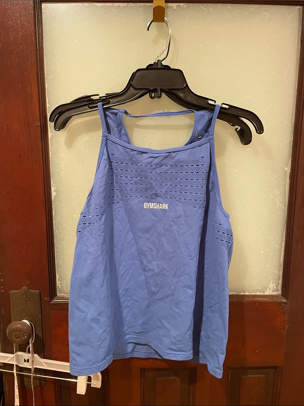 Gymshark Perforated Racerback Tank - Light Blue - Picture 2 of 2